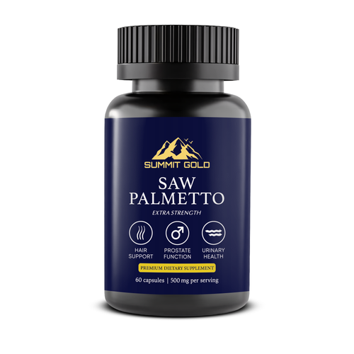 Saw Extract | Extra Strength Serving | 10:1 Ratio Extract 500mg Fast Absorption 60 Capsules | for Male Health, Performance, Natural, Hair